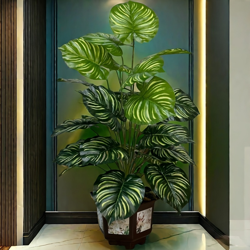 18 Folhas Costela De Adão Artificial Buquê 60 cm viv