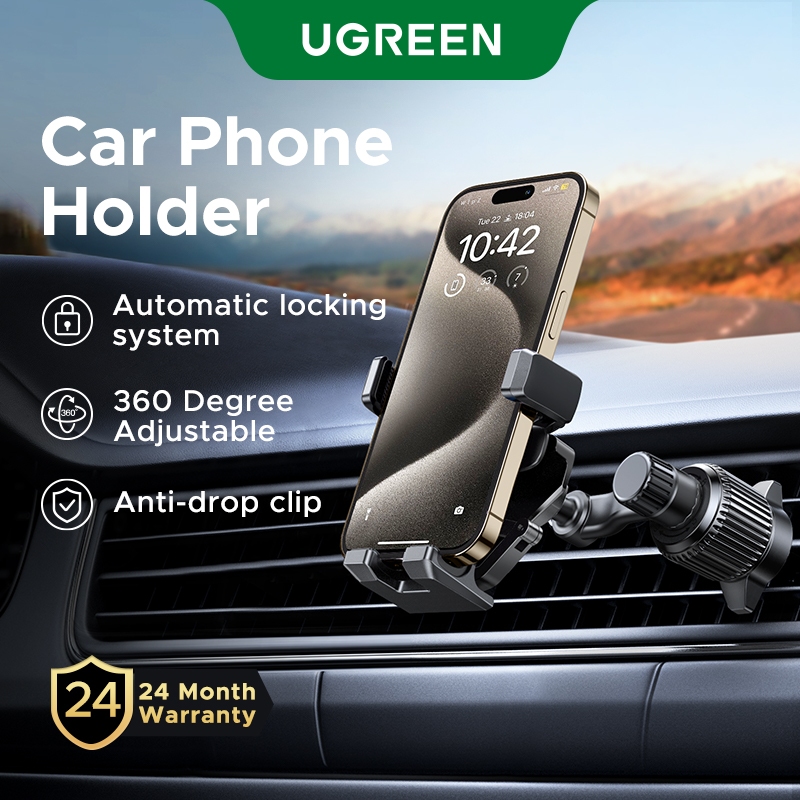 Suporte De Telefone De Ventilação UGREEN Para Carro , Nunca Bloqueia O Clip De Ar Celular Compatível Com iPhone 14