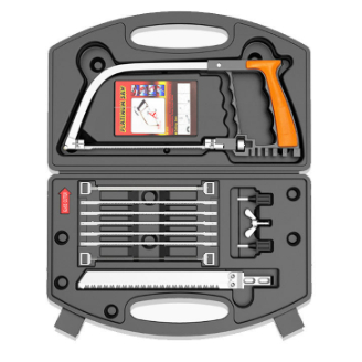 Serra Mágica Kit de Arco e Lâminas Tico Tico Diamantada e Serrote Multifuncional Corta Madeira Metal em Oferta na Shopee