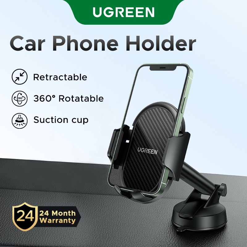 Suporte Veicular Para Celular UGREEN Gravity/CD Slot/Sucção No Carro Telefone 4.7-7.12 Polegadas em Oferta na Shopee