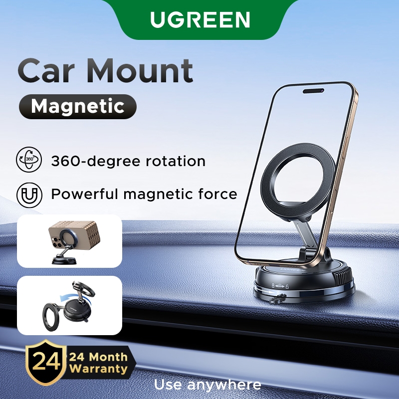 UGREEN Novo Suporte Magnético Para Telefone Com Ventosa Dobrável E Giratório Res