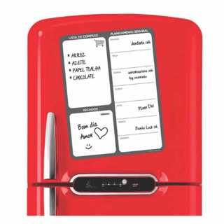 Magnético de Geladeira Imã planner organizador que escrevee apaga em Oferta na Shopee