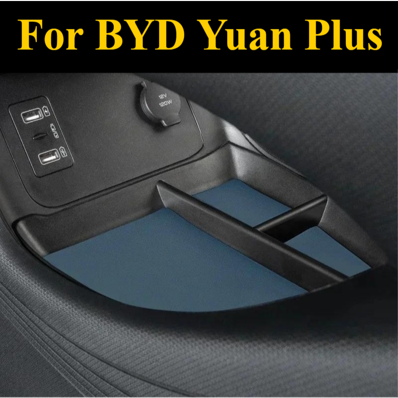 Para BYD Yuan Plus Atto 3 2022 2023 Controle Central Do Carro Caixa De Armazenamento Inferior Peças Reposição Interior R