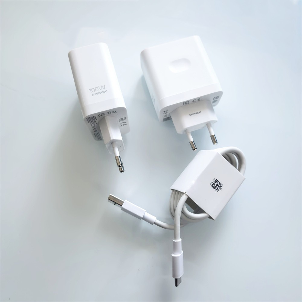 Carregador Original RealMe 100W SuperVOOC Ue Adaptador De Alimentação De Carregamento Rápido 10A Cabo USB C Para 14 13 P