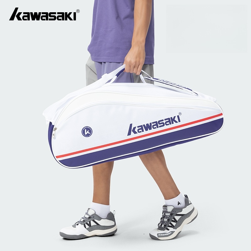 Kawasaki Badminton Saco K2G00-C8368 Moda Masculina E Feminina 3 Pacote Profissional Grande Capacidade Portátil De Raquet