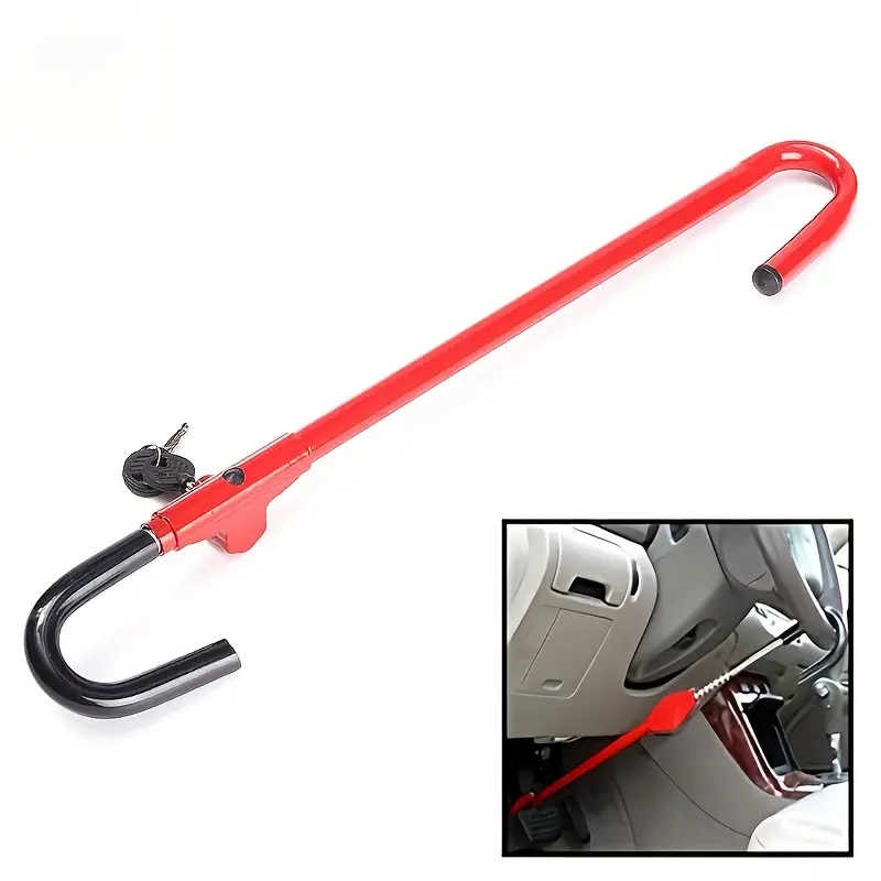 Trava Carneiro Antifurto Pedal E Volante De Aco Para Carro em Oferta na Shopee