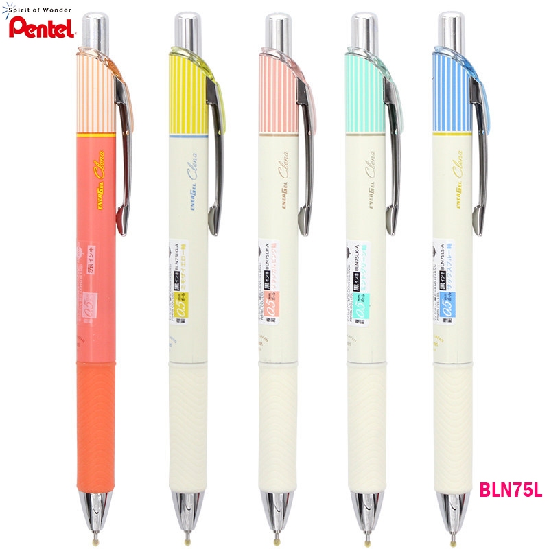 1 Unidade Japão Pentel ENERGEL Clena BLN75L Caneta Esferográfica De Velocidade 0.5 Mm em Oferta na Shopee