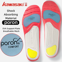 Kawasaki Palmilha Esportiva para Homens e Mulheres Alta Elasticidade Respirável Amortecimento para Corrida e Badmint