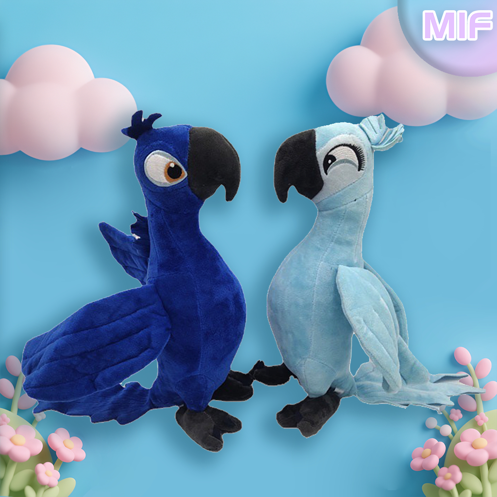 Arara Brinquedo De Pelúcia Recheado Papagaio Pássaro Grande 14 Polegadas Plushie Se Levanta Sozinho Animal Realista Pres