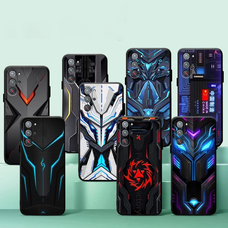 Para ZTE Nubia Red Magic 10 Pro Plus Caso NX789J Silicone Macio Capa Traseira 10S + Escudo RedMagic 10