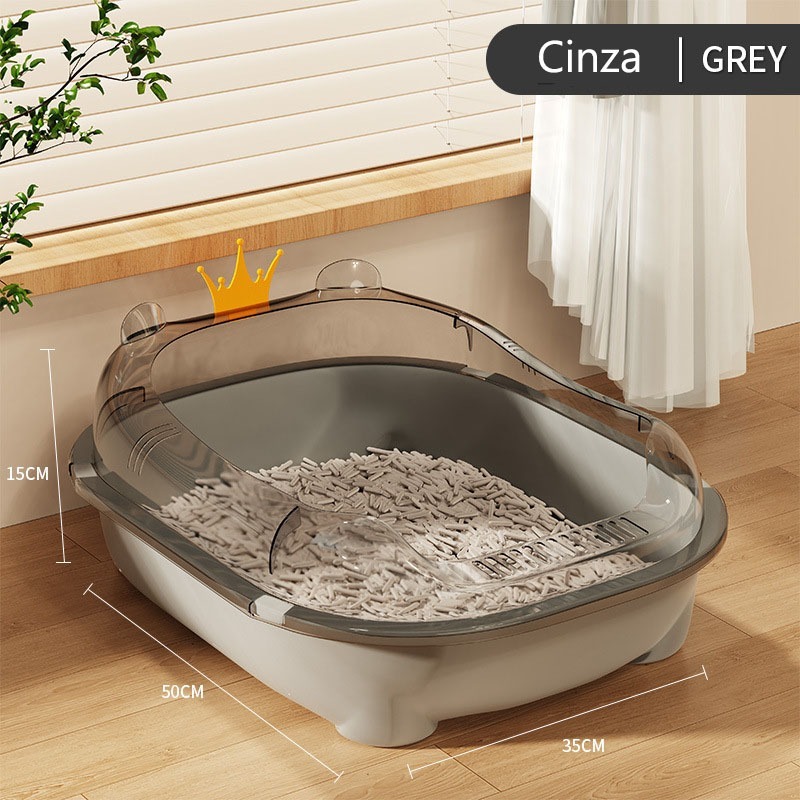 MIW Caixa de Areia 3 em 1 para Gatos Grandes - Anti Derrame e Fácil Limpeza em Oferta na Shopee