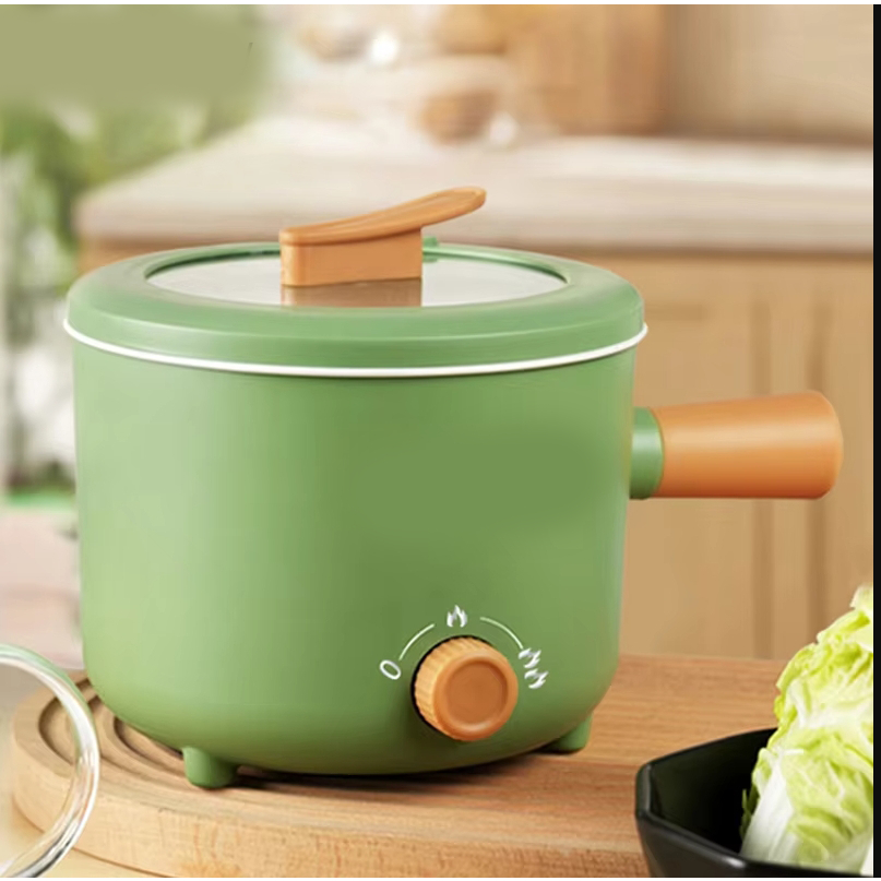 220V 1.8L Fogão Multifuncional Doméstico Única/Dupla Camada Panela Quente Mini Máquina De Cozinhar Elétrica Panelas Anti