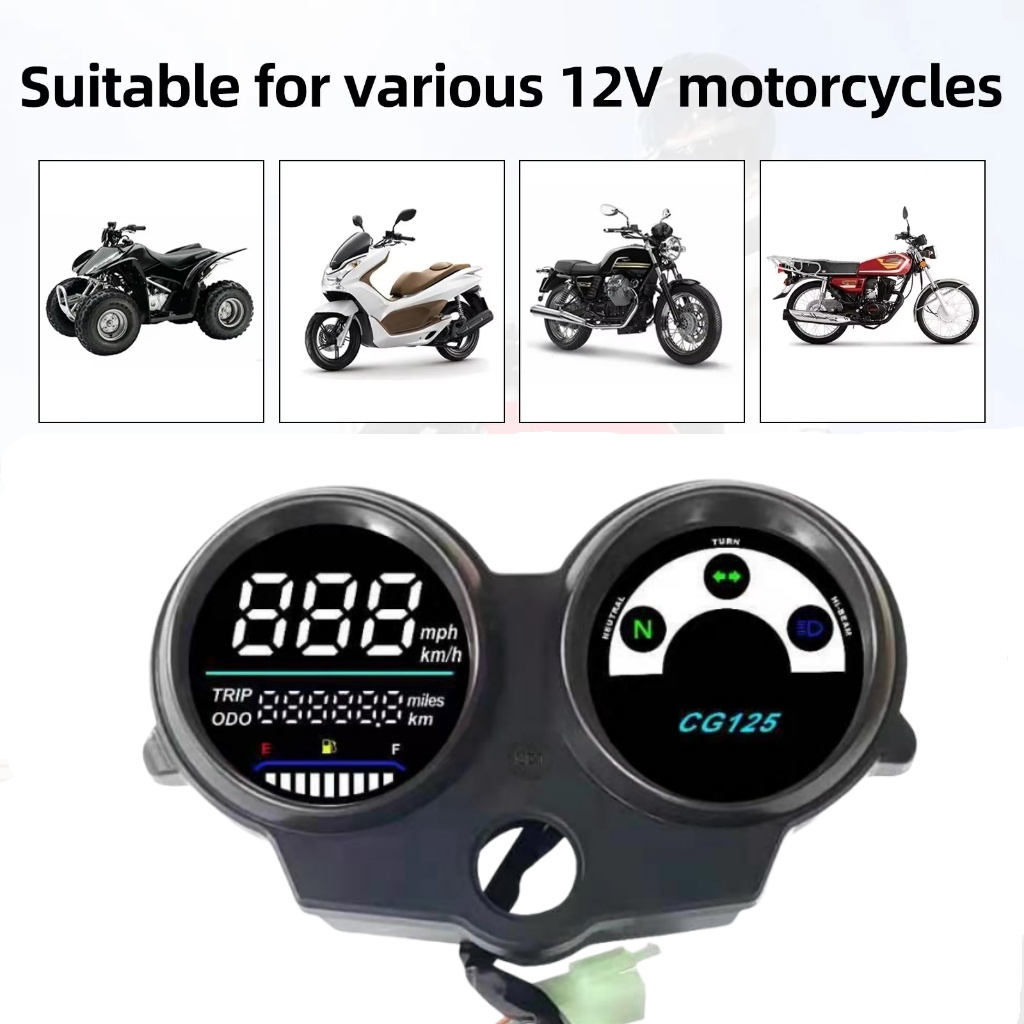 Para Honda Fan125 CG125 TITAN 125 2005-2013 Painel Digital LED Velocímetro Eletrônico Da Motocicleta