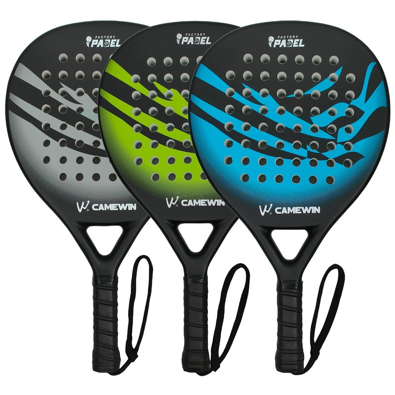 CAMEWIN Raquete de tênis de praia Raquete de padel 100% fibra de carbono Raquete de paddle  2026 novo Enviar presentes