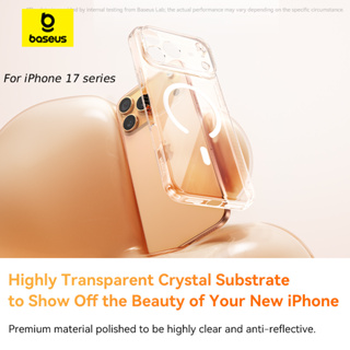 Baseus Capa De Telefone Magnética Cristalina E Fina Para iPhone Série 17 em Oferta na Shopee