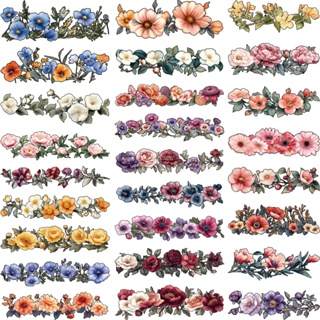 Conjunto De Flores De Vinil De Transferência De Calor , Fácil Impressão Em Toalhas De Tecido , Prensa Térmica , Apliques em Oferta na Shopee