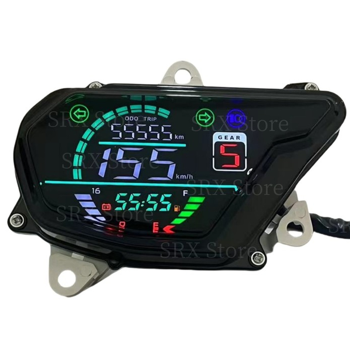 Para Honda POP110i 110 2015-2020 Motocicleta Velocímetro Tacômetro LED Medidor Digital Montagem
