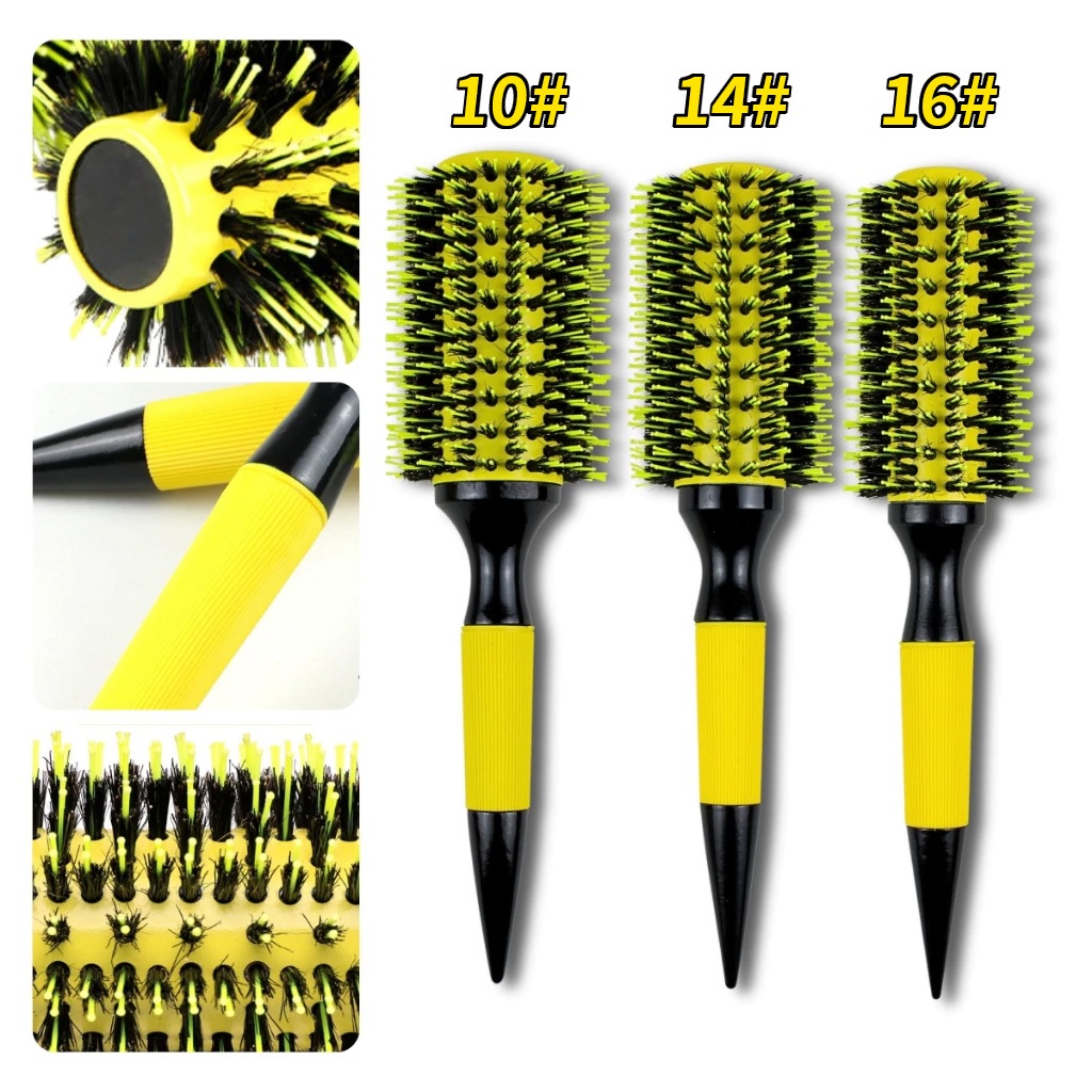 Kit 3 pc Escovas Profissionais De Cabelo Cerdas
