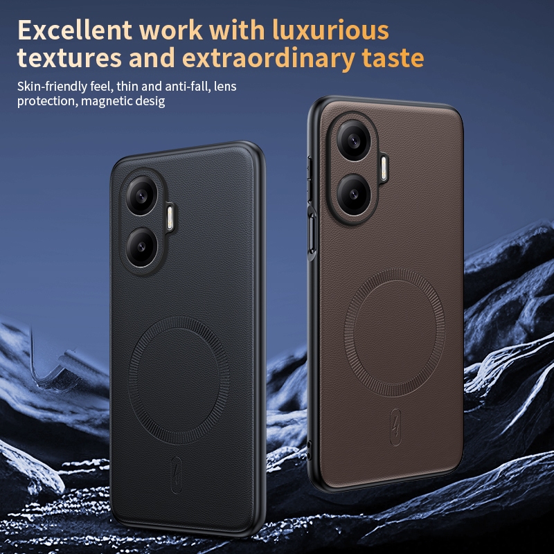 Capa De Couro Para Xiaomi POCO F7 F6 Pro Ultra 5G 4G 2025 POCOF7 POCOF7Pro POCOF