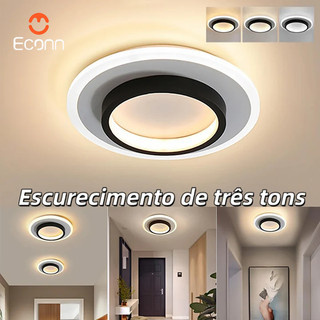 LED lustre para sala teto Luxo moderno Escurecimento de três tons É adequado para quartos salas de estar cozinhas covil