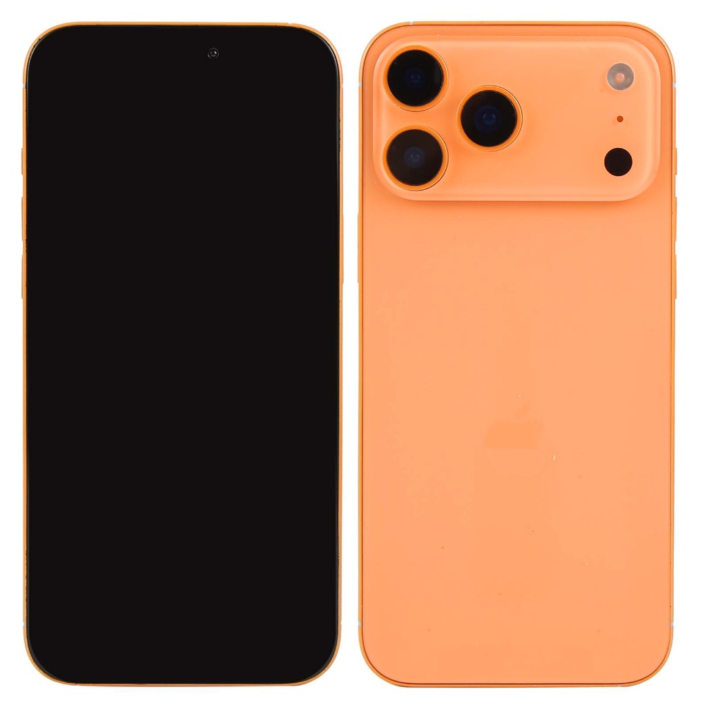Para iPhone 17 Pro & Max Caso Com Logotipo Preto Tela De Cor Escura Não Funcional Falso Manequim Display Modelo Brinqued