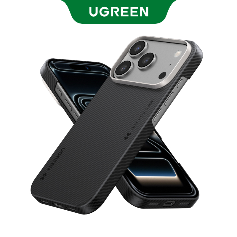 UGREEN Capas De Celular De Alta Qualidade Em Fibra De Aramida Magnética Para iPhone 17 Pro Max em Oferta na Shopee