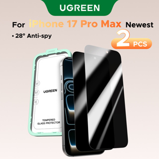 UGREEN 2pcs Protetores De Tela Anti-peep Sem Bordas Protegendo Filmes Temperados De Privacidade Para iPhone 17 Pro Max/A em Oferta na Shopee