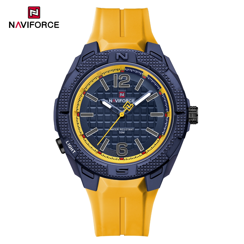 NAVIFORCE 7126 Relógio Masculino Com Função De Luz Noturna Mostrador Contrastante em Oferta na Shopee