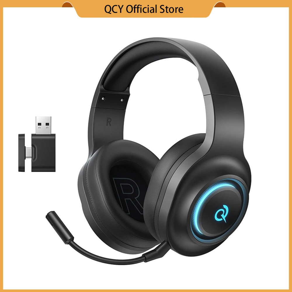 QCY Heroad V200 Fone De Ouvido Para Jogos Bluetooth 6.0 Latência Ultrabaixa 2.4GHZ em Oferta na Shopee