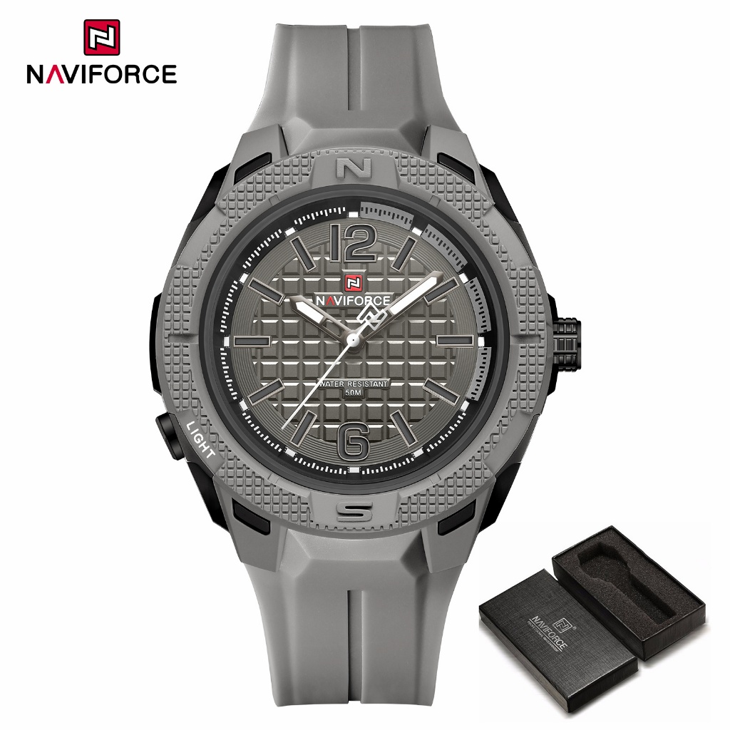 NAVIFORCE 7126 Camping Sports Relógio Masculino Luminoso À Prova D'água