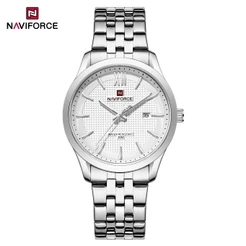 NAVIFORCE 9255 Business Minimalista Quartz Calendar Movement Relógio Masculino