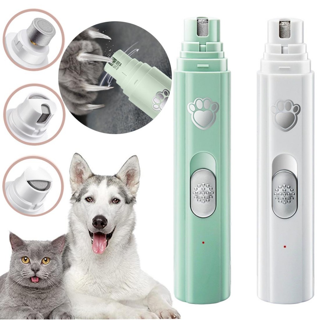 Lixador Profissional Elétrico Recarregável Moedor Polidor Unhas Para Pet Gato Cães Cachorro USB em Oferta na Shopee