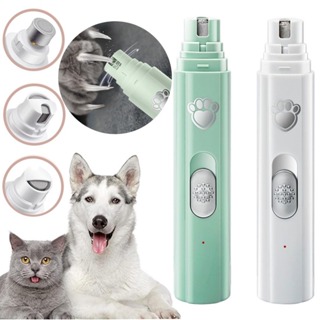 Lixador Profissional Elétrico Recarregável Moedor Polidor Unhas Para Pet Gato Cães Cachorro USB em Oferta na Shopee