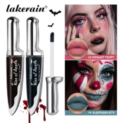Halloween Vampire Blood Lip Stain - Waterproof & Long Lasting 24H - Gothic Lip Gloss for Cosplay, Goth Makeup