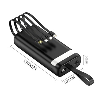 Power Bank Universal de 20.000mAh Carregador Portátil para Android e iOS, Inclui Lanterna Integrada em Oferta na Shopee