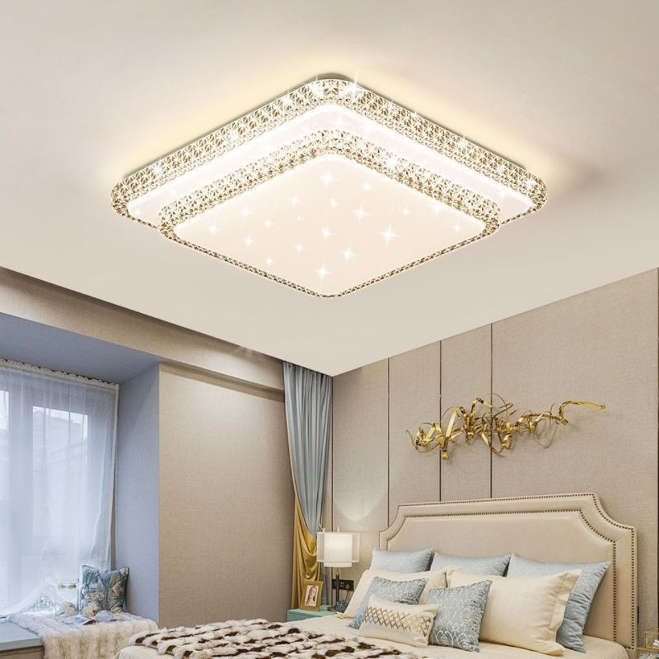 Lustre Plafon quadrado Céu Estrelado Plafon Estrela Brilho Plástico 3 Cores 40*40cm | várias formas