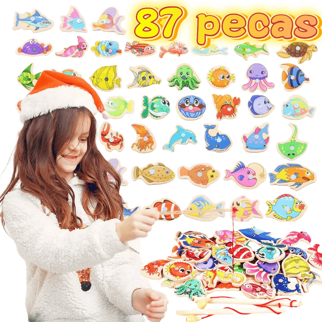 Brinquedo Pesca Peixe Madeira: Onde Comprar | BuscaProdutos