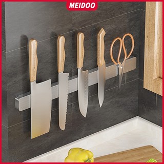 MEIDOO Suporte magnético para facas de aço inoxidável, suporte para espátula, sem perfura…
