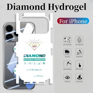 Protetor Traseiro De Diamante Para iPhone 17 16 15 14 13 12 Pro Max ProMax 17 Air Plus HD Filme De Hidrogel Macio Fosco em Oferta na Shopee