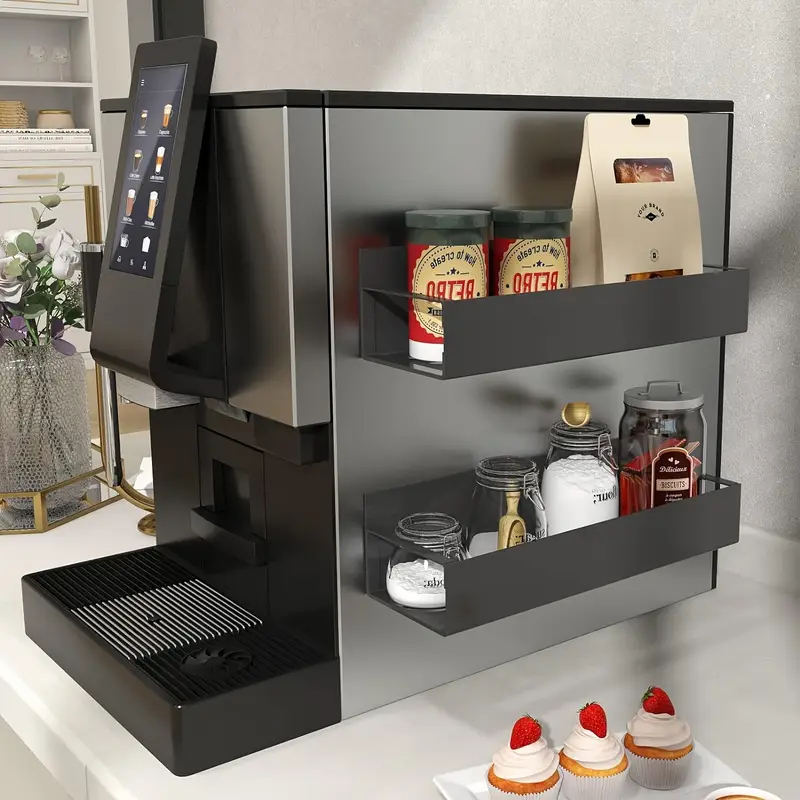 2Pcs Rack Prateleira Organizador Magnético Cozinha Geladeira Máquina de Lavar Temperos