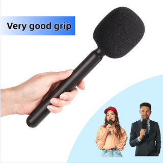 Adequado para vários microfones de lapela sem fio entrevista portátil vara repórter microfones de rádio profissional