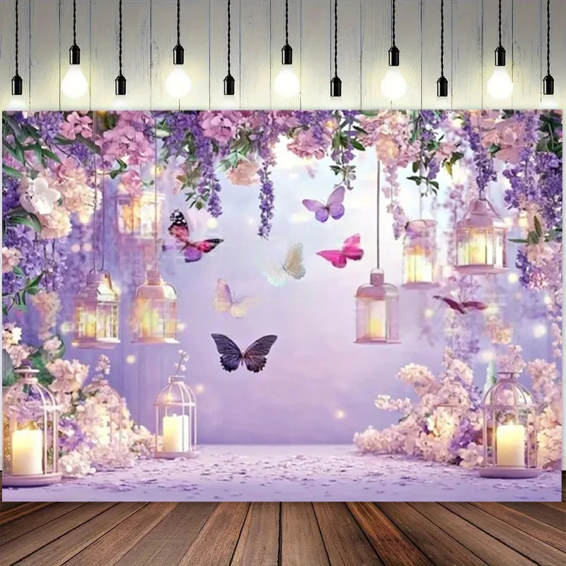 Fundo Fotográfico Tecido Sublimado 3D Borboletas 2,30x1,80 em Oferta na Shopee