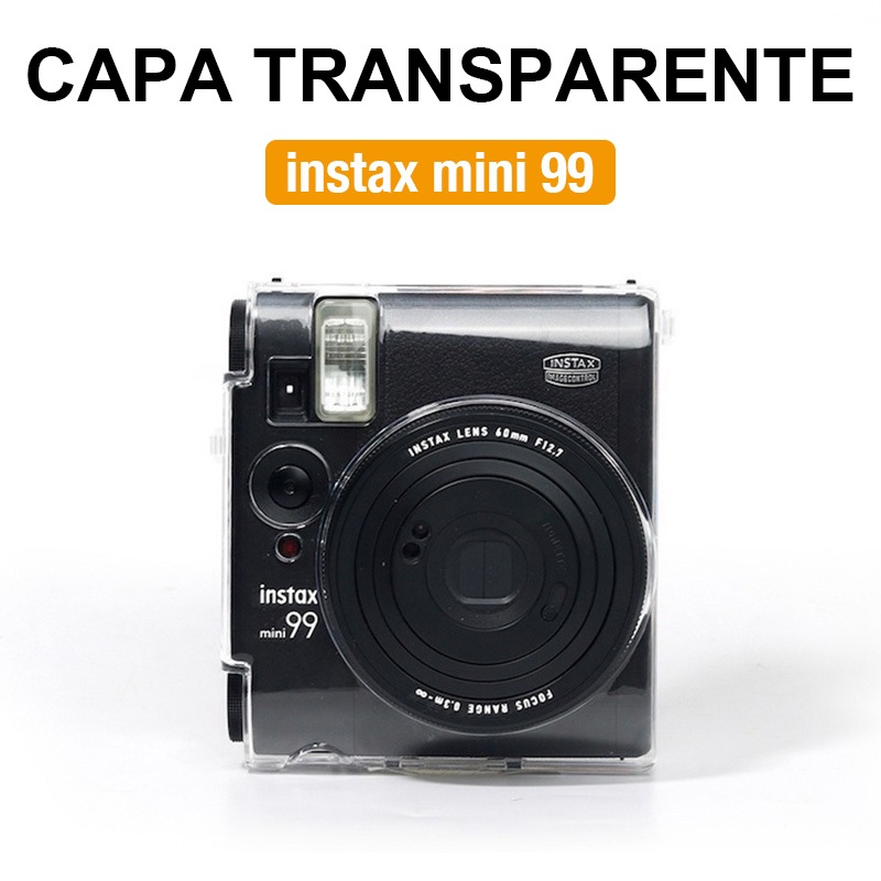 [Film Lab] Capa Capinha Transparente Instax Mini 99 Case Para Câmera Instantânea Capa Protetora Com Alça CAA50 em Oferta na Shopee