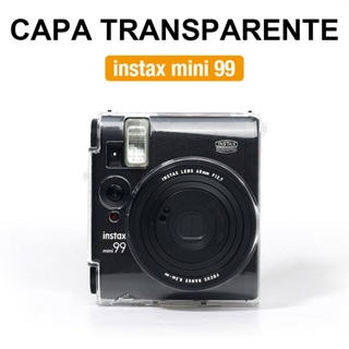 [Film Lab] Capa Capinha Transparente Instax Mini 99 Case Para Câmera Instantânea Capa Protetora Com Alça CAA50 em Oferta na Shopee