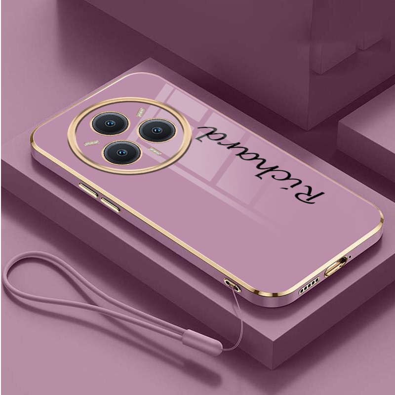 realme 14 Pro + 5G 14T 14x 5G Nome Capa Personalizada Cor Pura Revestimento Brilhante Mole em Oferta na Shopee