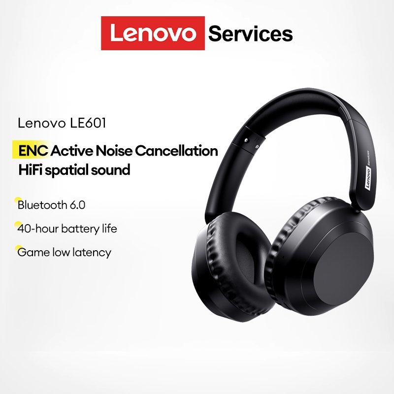 Lenovo LE601 Fones De Ouvido Sem Fio Bluetooth Qualidade De Som De Alta Fidelidade Baixo Atraso Redução De Ruído Com Mic