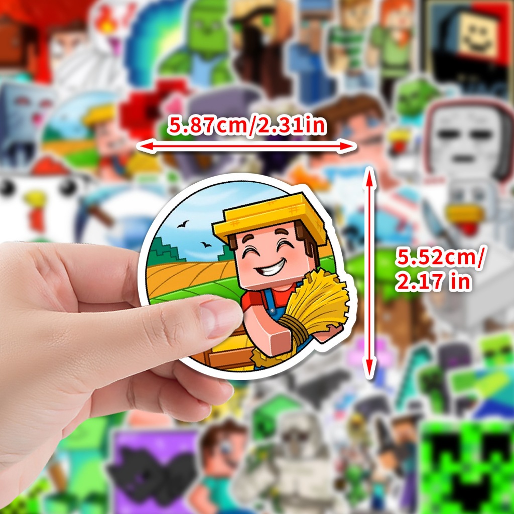 Imagem Adesivos de copo de água para geladeira favorita das crianças, não repetitivos, 50 folhas por pacote à prova d'água