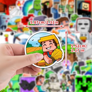 Adesivos de copo de água para geladeira favorita das crianças, não repetitivos, 50 folhas por pacote à prova d'água em Oferta na Shopee