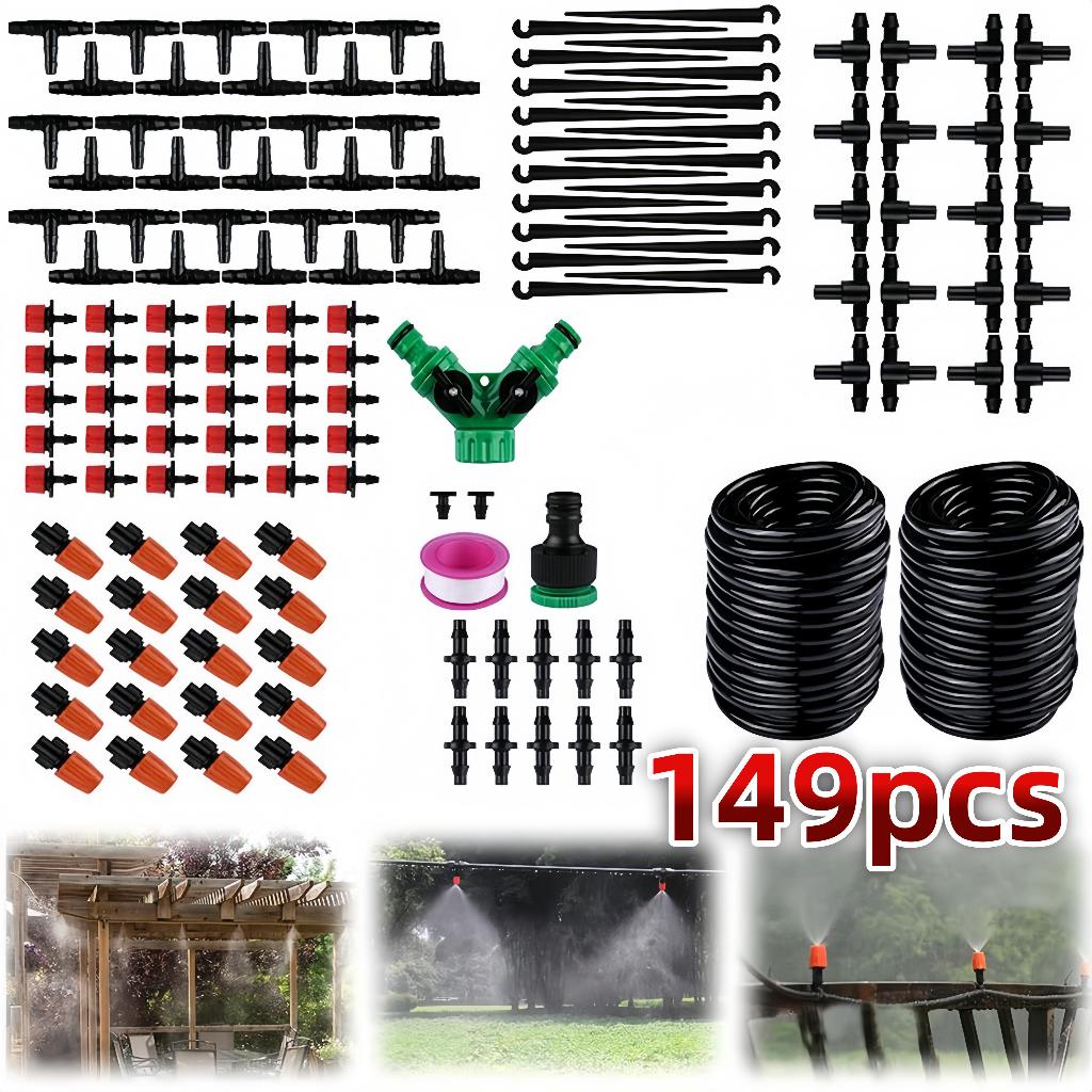 Kit Irrigacao Completo Nebulizacao Nevoa 149 pecas Promocao em Oferta na Shopee