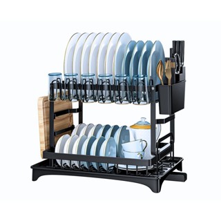 haosin Escorredor de Louça Aço Inoxidável com Suporte para Talheres em Oferta na Shopee